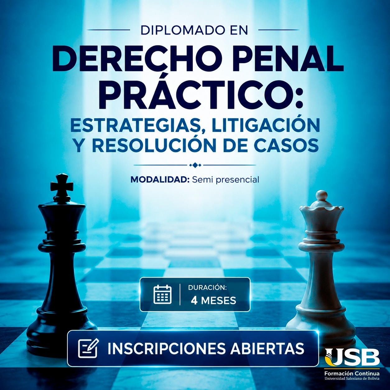 DIPLOMADO EN DERECHO PENAL PRÁCTICO:
ESTRATEGIAS, LITIGACIÓN Y RESOLUCIÓN DE CASOS